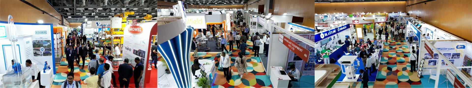 Panorama of the SCE 2025 exhibition floor